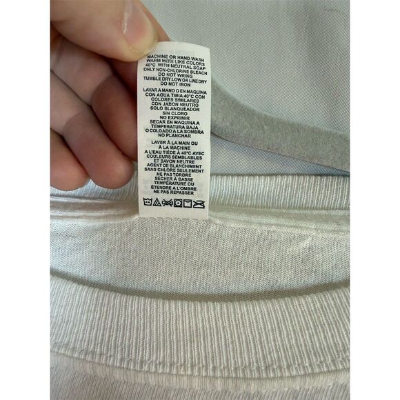 M&O Gold T-Shirt Unisex Size S White Graphic Dachshund Hearts Valentine - Picture 7 of 10